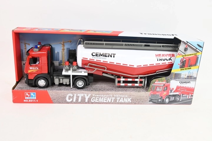 Kinder-cementmixer met licht- en geluidseffecten in doosje