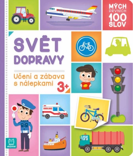 Mijn eerste 100 woorden: de wereld van transport – prentenwoordenboek met stickers