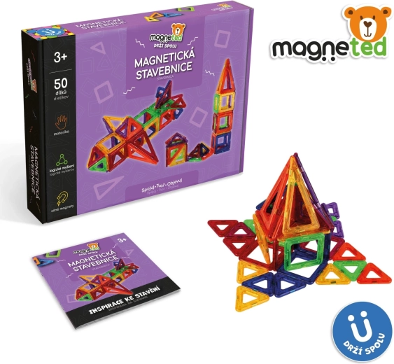 Magnetische bouwset Magneted met 50 onderdelen