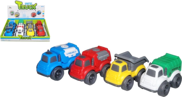 Kunststof auto met frictieaandrijving voor kinderen 18+ maanden