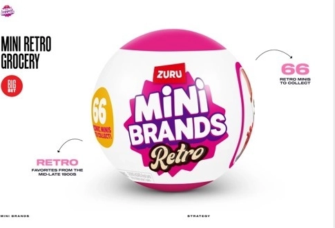 Verrassingsbal Mini Brands Retro – serie 1