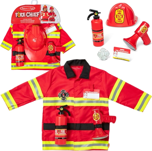 Melissa & Doug brandweerkostuum met accessoires