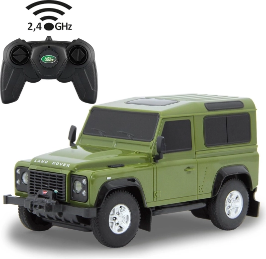 Jamara Land Rover Defender RC-auto 1:24 groen 2,4 GHz - 1 stuk