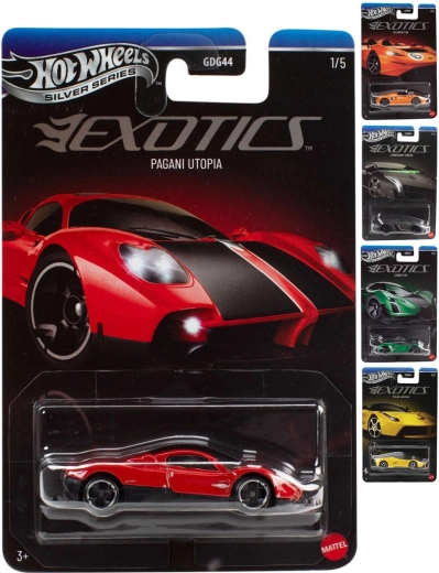Hot Wheels Silver Series Exotics metalen modelauto - 1 stuk