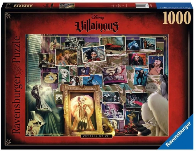 Ravensburger puzzel Villainous: Cruella de Vil 1000 stukjes