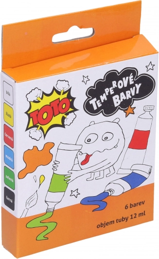 Tempera verven metallic set 6×12 ml