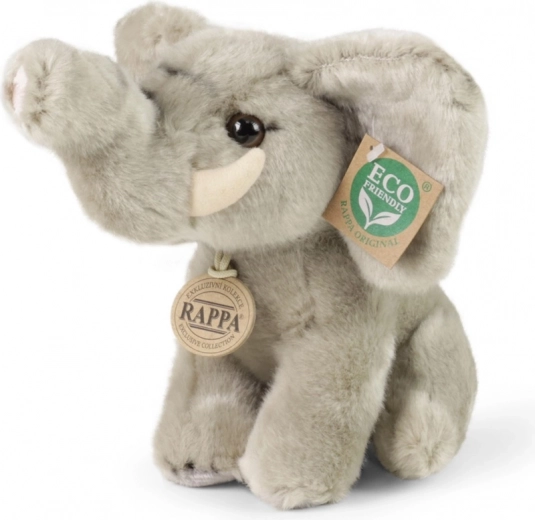 Pluchen zittende olifant 18 cm ECO-FRIENDLY