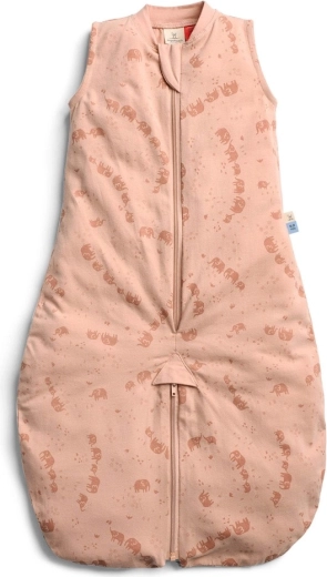 ergoPouch slaapzak en slaappak 2-in-1 van biologische katoen Elephant Parade, 8–24 maanden, 8–14 kg, 0,2 TOG