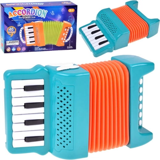 Interactieve kinderaccordeon met 40 melodieën en volumeregeling - 1 stuk