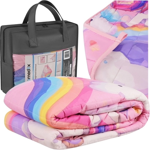 Verzwaringsdeken voor kinderen Isomedix roze 100 × 150 cm, 3 kg