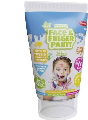 Boti Natural witte natuurlijke vinger- en gezichtverf 65 ml