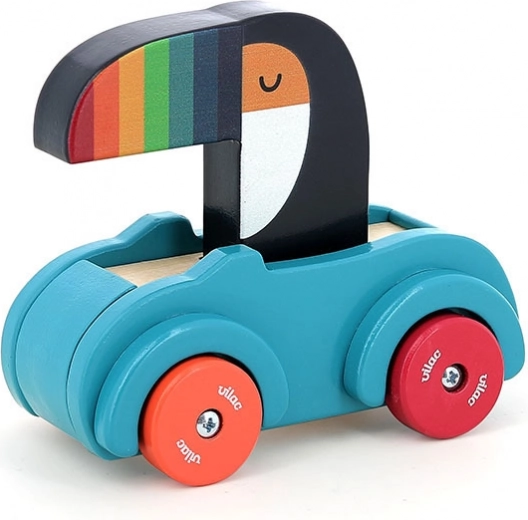Vilac Houten autootje Toekan met claxon