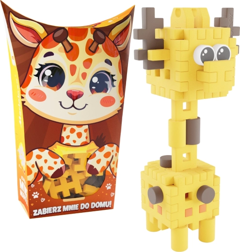 Bouwset Mini Waffle Pocket Pets – Giraffe