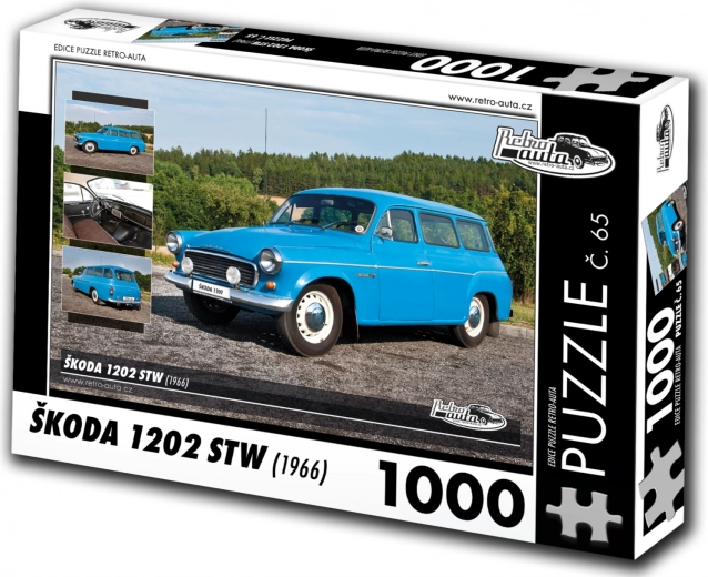 Puzzel RETRO-AUTO’s Škoda 1202 STW 1000 stukjes