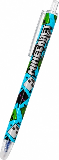 Uitwisbare gelpen Minecraft blauw