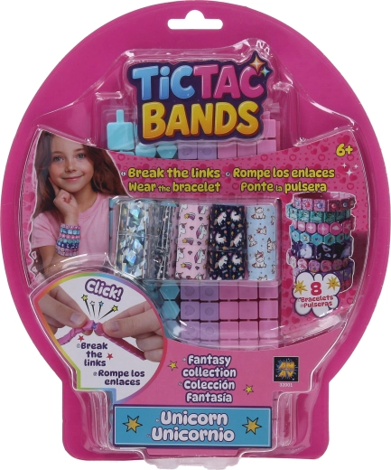 TICTAC BANDS set voor het maken van armbanden met eenhoorns - 8 stuks