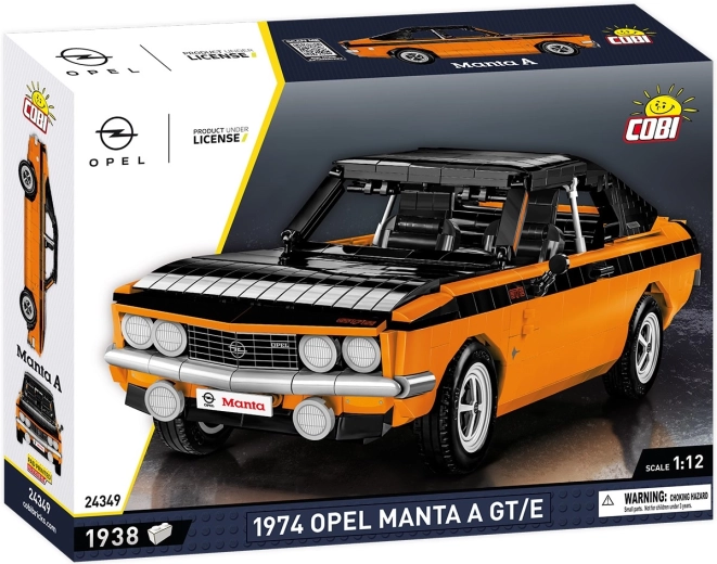 Cobi Opel Manta A GT/E 1974 bouwset van een auto 1:12 (1938 onderdelen)