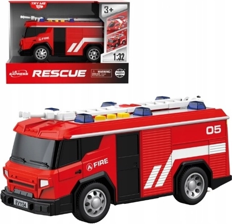 Brandweerauto met licht en geluid