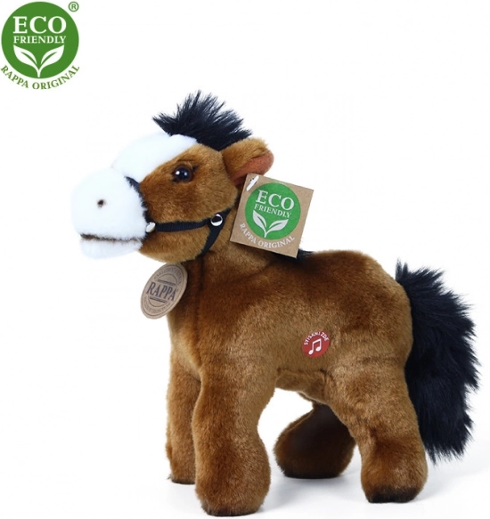 Rappa pluchen paard 20 cm eco‑friendly