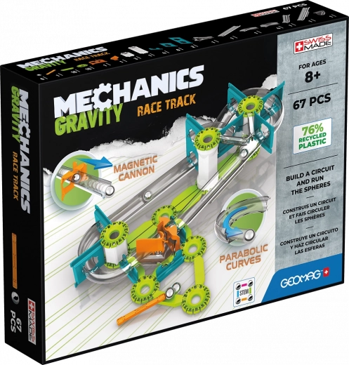 Magnetische bouwset GEOMAG Mechanics Gravity, 67 delen