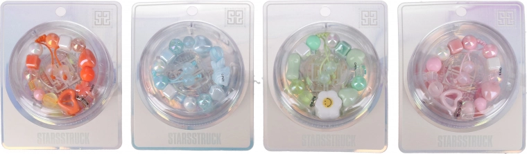 Kleurrijke armband in doosje - 24 stuks