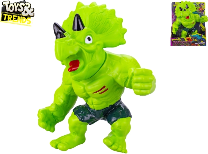 Stretch triceratops Brainboooom 24 cm anti-stress speelgoed