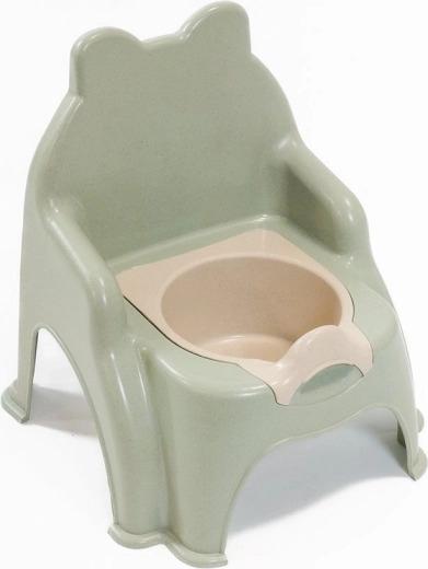 Kinderpotje met tijger EKO groen