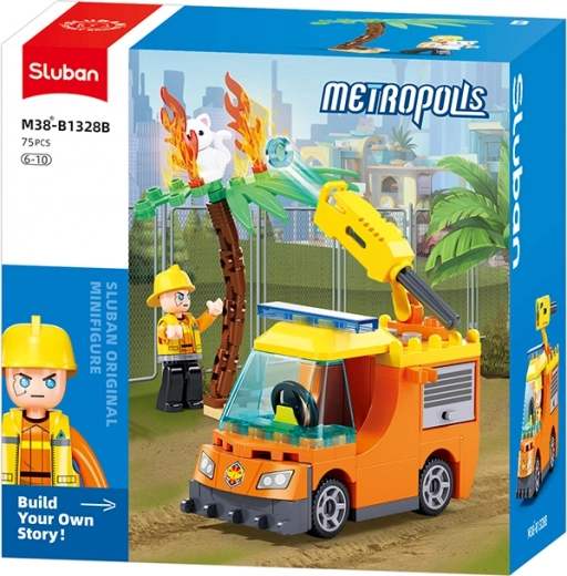 Sluban Metropolis Reddingsvoertuig voor kinderen