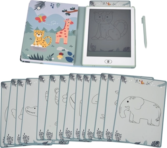 2Kids Toys LED-tekenplaat om over te trekken Safari