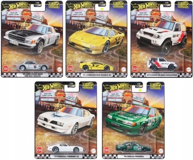 Hot Wheels Premium Boulevard – metalen verzamelmodellen 1:64 met Real Riders-banden
