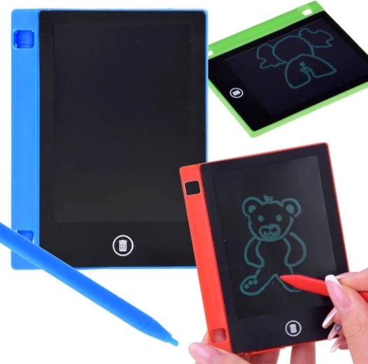 Mini-tablet voor kinderen met stylus en wisfunctie