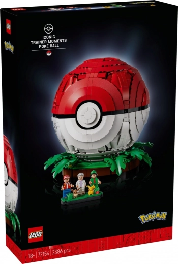 LEGO Pokémon iconische Poké Ball met trainers
