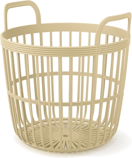 Zoe Basket mand met handgrepen 41,9 cm – stro