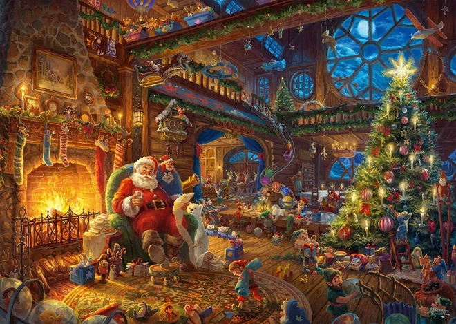 Puzzel Santawerkplaats 1000 stukjes SCHMIDT