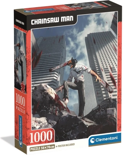 Puzzel CLEMENTONI Chainsaw Man 1000 stukjes