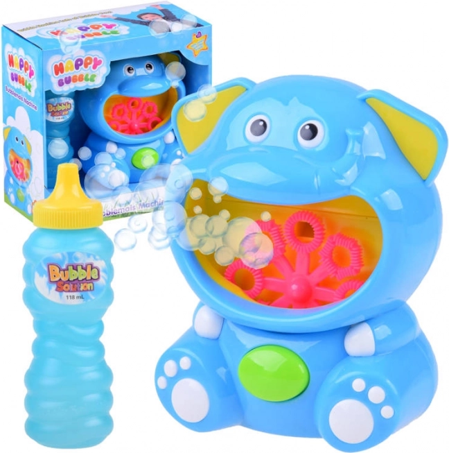 Bubbelmachine blauwe olifant