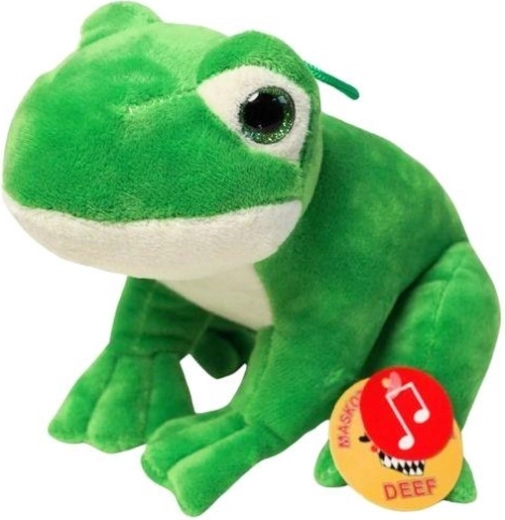 Pluche kikker Kumata zittend