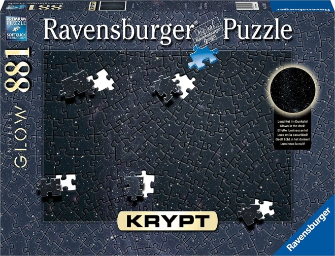 Ravensburger puzzel Krypt Universe Glow 881 stukken