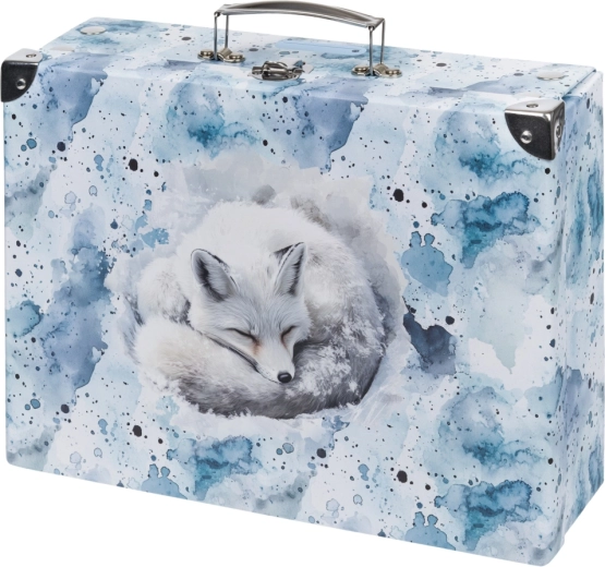 Baagl opvouwbare schoolkoffer Polar met beslag