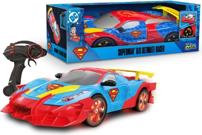 Op afstand bestuurbare raceauto Bladez Superman Metropolis City Racer