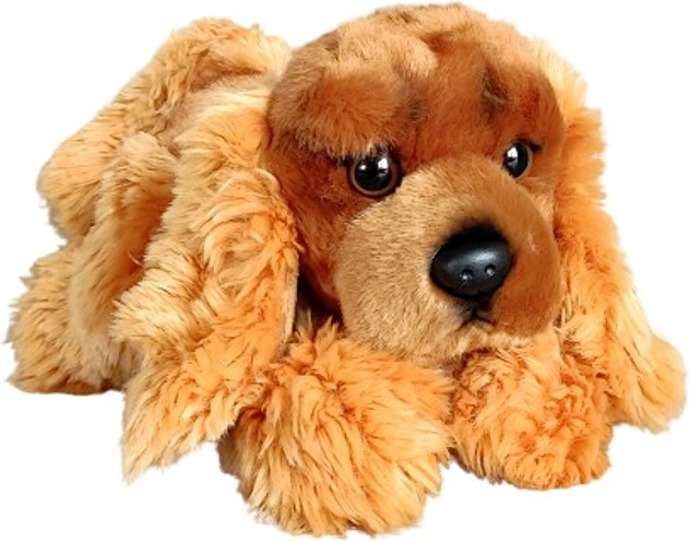 Pluchen liggende spaniël 30 cm
