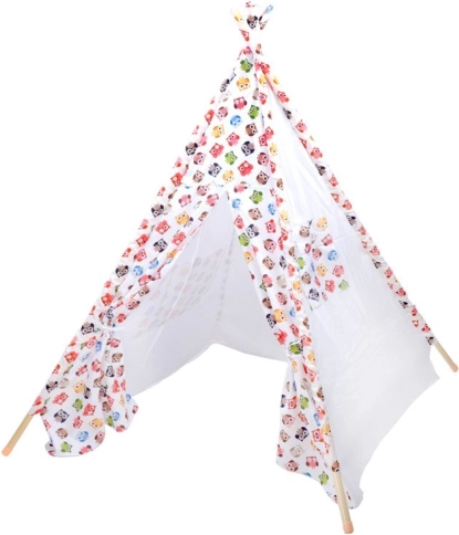 Kinder teepee tent Vrolijke uilen
