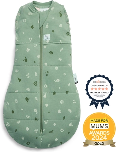 ErgoPouch inbakerdoek en slaapzak 2-in-1 Cocoon Sweet Orchard 2,5 TOG (0–3 maanden, 3–6 kg)