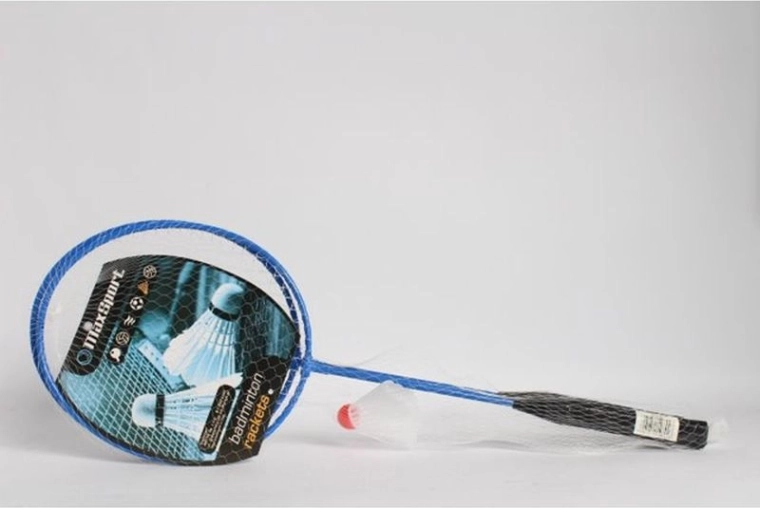 MaxSport badmintonset met 2 rackets en shuttle