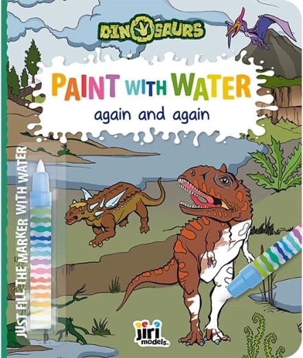 Waterkleurboek Dino’s