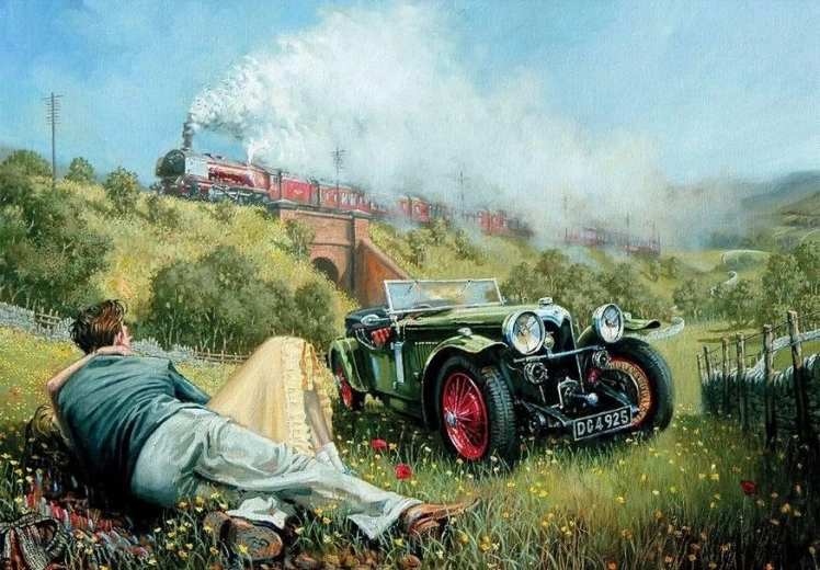 Gibsons puzzel Liefde op het platteland 500 stukjes