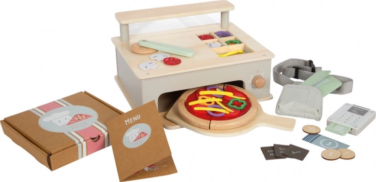 small foot pizzeria set voor kinderen