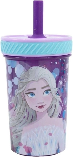 Stor veilige kinderbeker met rietje Disney Frozen 370 ml