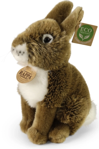 Rappa pluchen haas bruin 20 cm eco friendly
