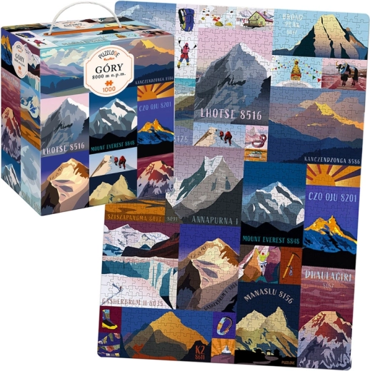 Puzzel 1000 stukjes Puzzlove - Bergen 8000 m n.m.